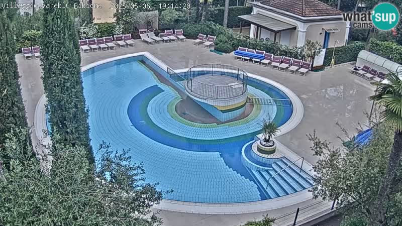 Villaggio Mare Blu pool LIVE webcam Bibione Pineda – Italy