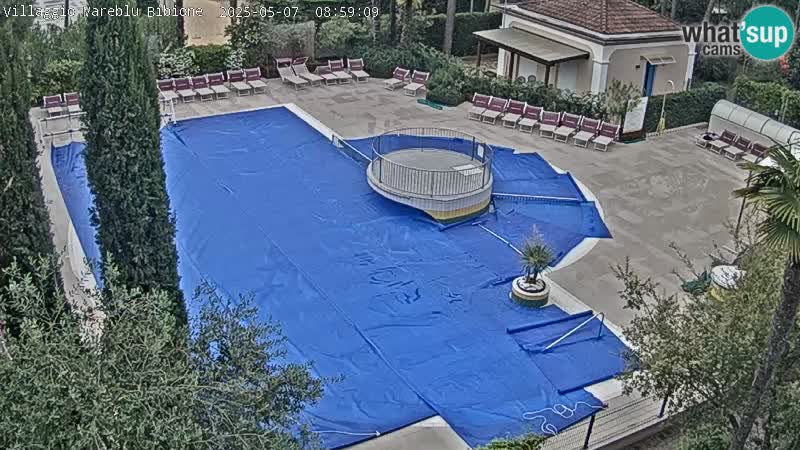 Piscina Villaggio Mare Blu webcam LIVE Bibione Pineda – Italia