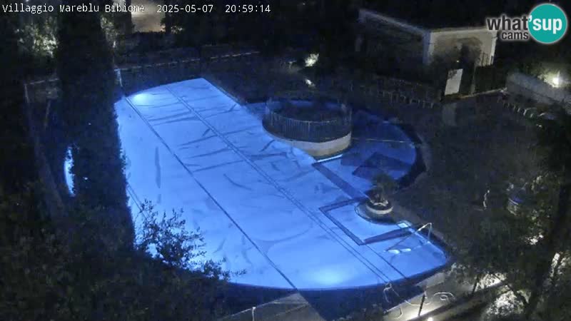 Villaggio Mare Blu bazen Spletna kamera V živo Bibione Pineda – Italija