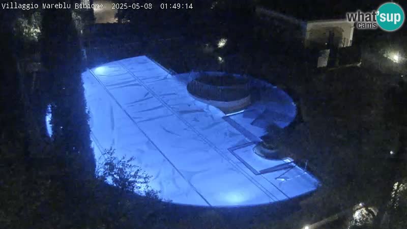 Villaggio Mare Blu bazen Spletna kamera V živo Bibione Pineda – Italija