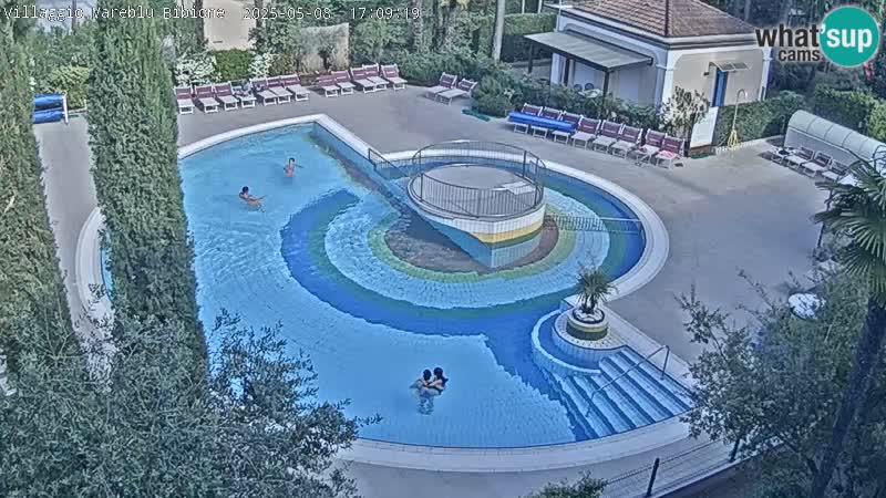 Villaggio Mare Blu pool LIVE webcam Bibione Pineda – Italy