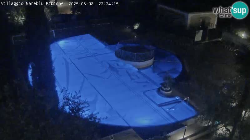 Villaggio Mare Blu bazen Spletna kamera V živo Bibione Pineda – Italija