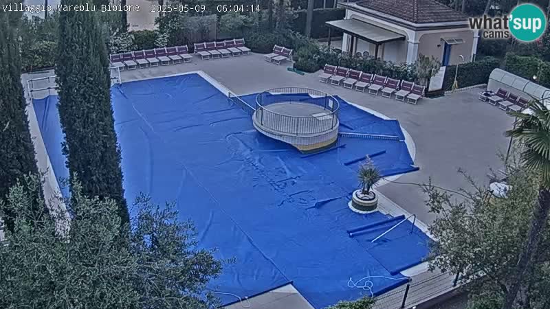 Villaggio Mare Blu pool LIVE webcam Bibione Pineda – Italy