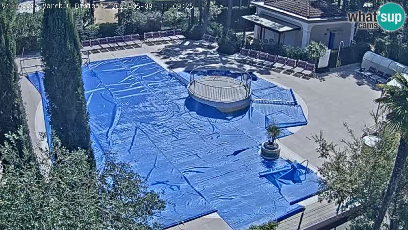 Piscina Villaggio Mare Blu EN VIVO webcam Bibione Pineda – Italia