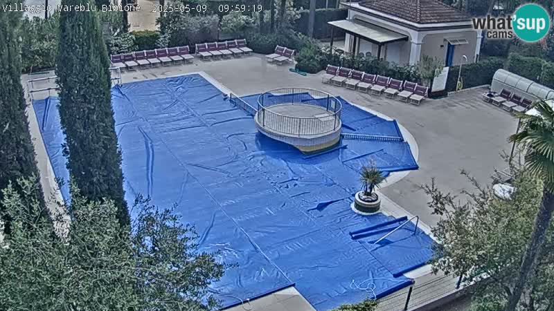 Piscina Villaggio Mare Blu webcam LIVE Bibione Pineda – Italia