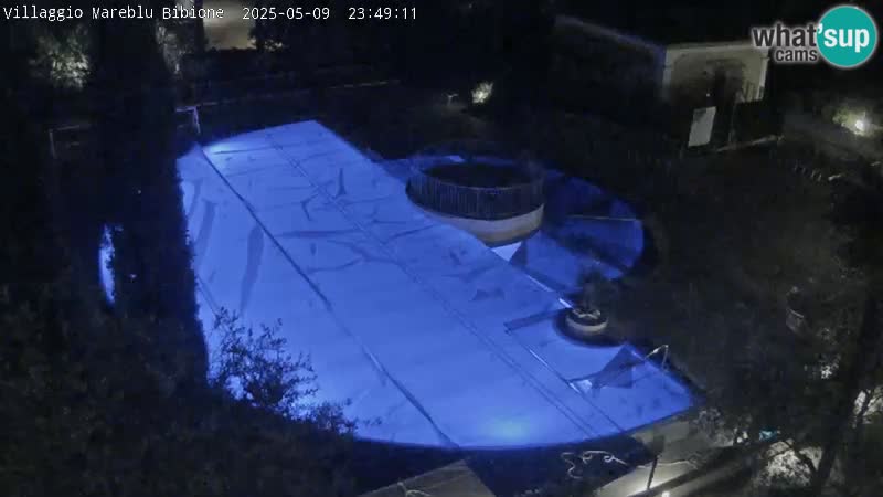 Villaggio Mare Blu bazen UŽIVO web kamera Bibione Pineda – Italija
