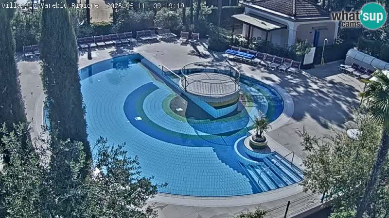 Piscina Villaggio Mare Blu webcam LIVE Bibione Pineda – Italia