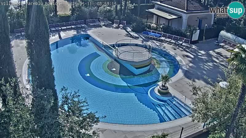 Piscina Villaggio Mare Blu webcam LIVE Bibione Pineda – Italia