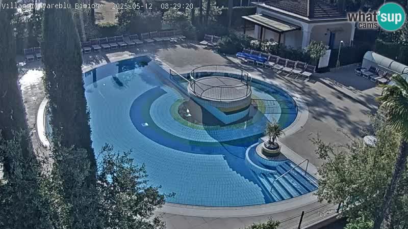 Villaggio Mare Blu piscine LIVE webcam Bibione Pineda – Italie