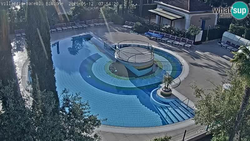 Villaggio Mare Blu pool LIVE webcam Bibione Pineda – Italy