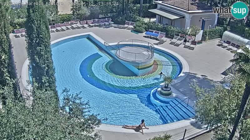 Piscina Villaggio Mare Blu webcam LIVE Bibione Pineda – Italia