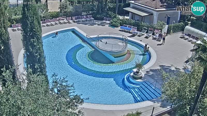 Villaggio Mare Blu pool LIVE webcam Bibione Pineda – Italy