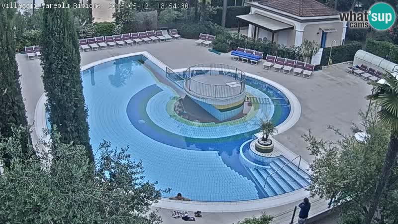 Piscina Villaggio Mare Blu webcam LIVE Bibione Pineda – Italia