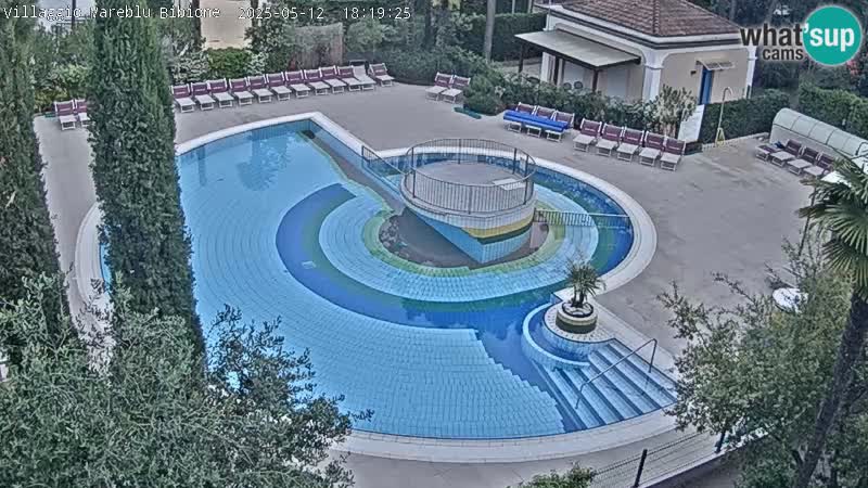 Villaggio Mare Blu piscine LIVE webcam Bibione Pineda – Italie