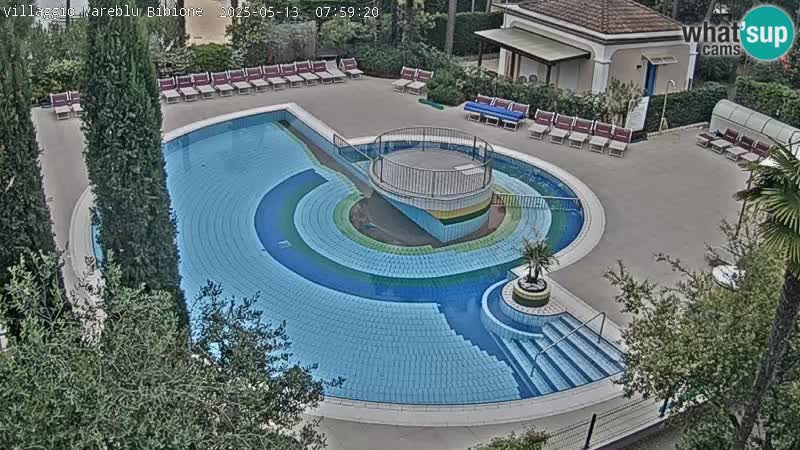 Villaggio Mare Blu Pool LIVE-Webcam Bibione Pineda – Italien