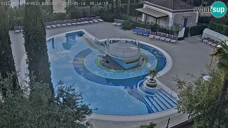 Villaggio Mare Blu piscine LIVE webcam Bibione Pineda – Italie