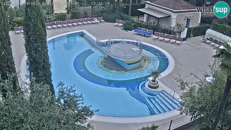 Villaggio Mare Blu pool LIVE webcam Bibione Pineda – Italy
