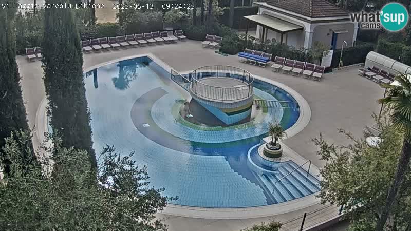Villaggio Mare Blu piscine LIVE webcam Bibione Pineda – Italie