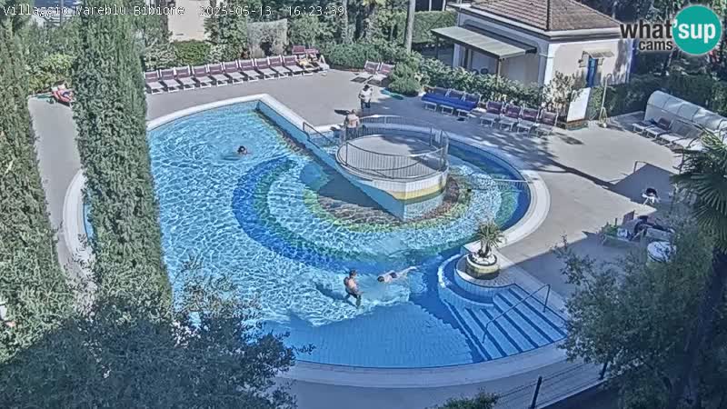 Villaggio Mare Blu piscine LIVE webcam Bibione Pineda – Italie