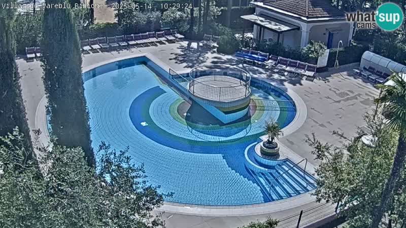 Piscina Villaggio Mare Blu webcam LIVE Bibione Pineda – Italia