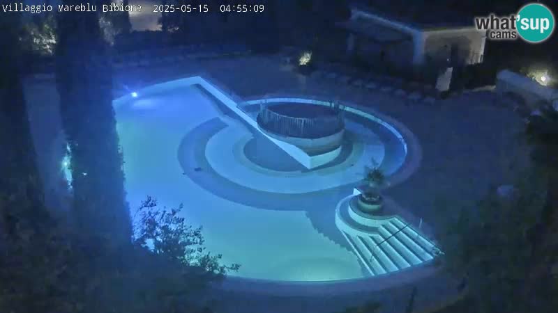 Villaggio Mare Blu bazen UŽIVO web kamera Bibione Pineda – Italija