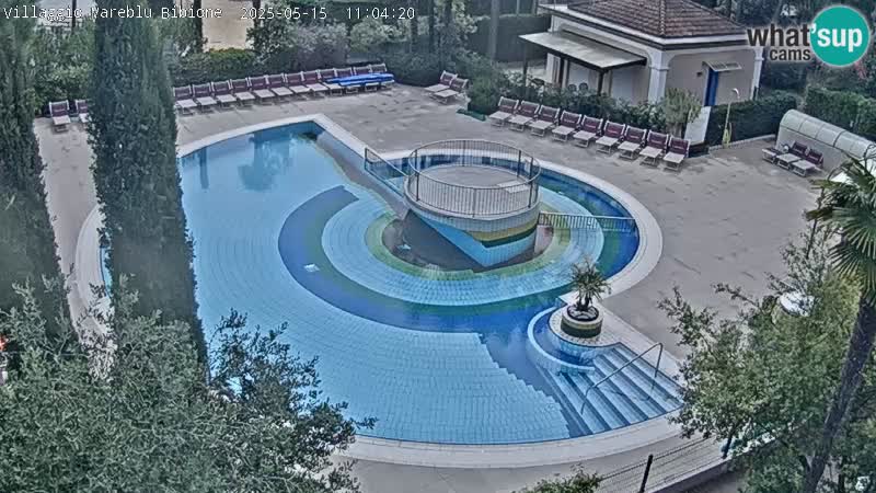 Villaggio Mare Blu pool LIVE webcam Bibione Pineda – Italy