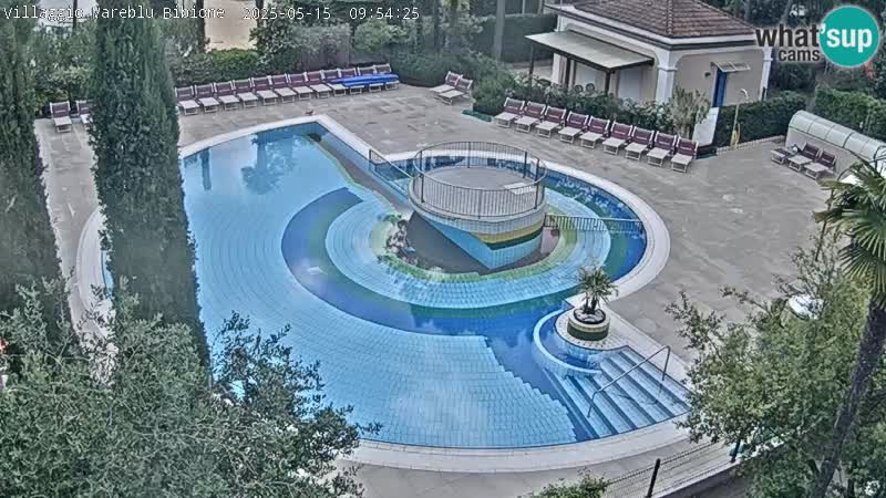 Villaggio Mare Blu piscine LIVE webcam Bibione Pineda – Italie