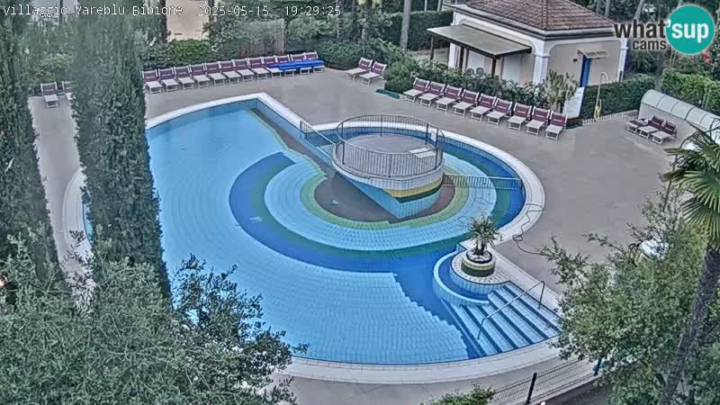 Villaggio Mare Blu pool LIVE webcam Bibione Pineda – Italy