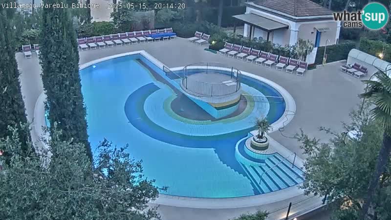 Piscina Villaggio Mare Blu webcam LIVE Bibione Pineda – Italia