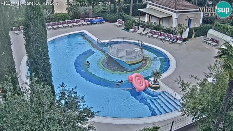 Piscina Villaggio Mare Blu EN VIVO webcam Bibione Pineda – Italia