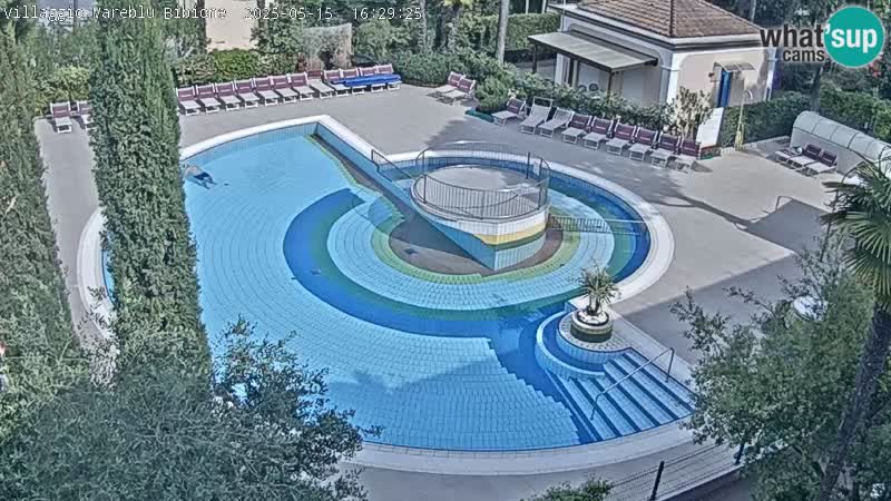 Villaggio Mare Blu pool LIVE webcam Bibione Pineda – Italy