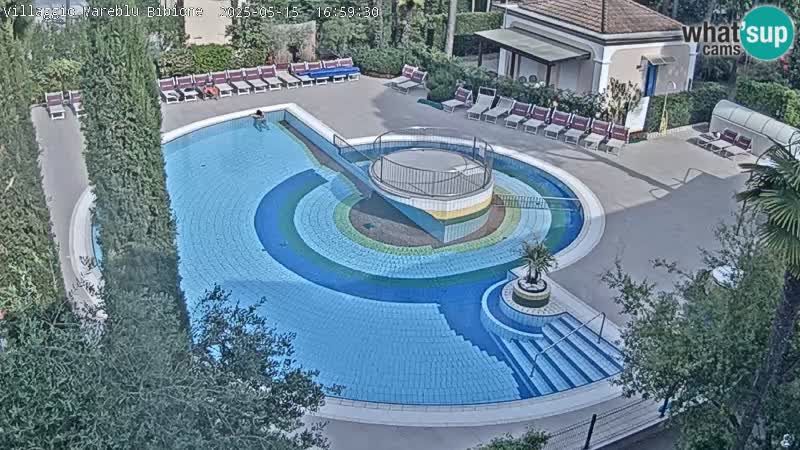 Villaggio Mare Blu pool LIVE webcam Bibione Pineda – Italy
