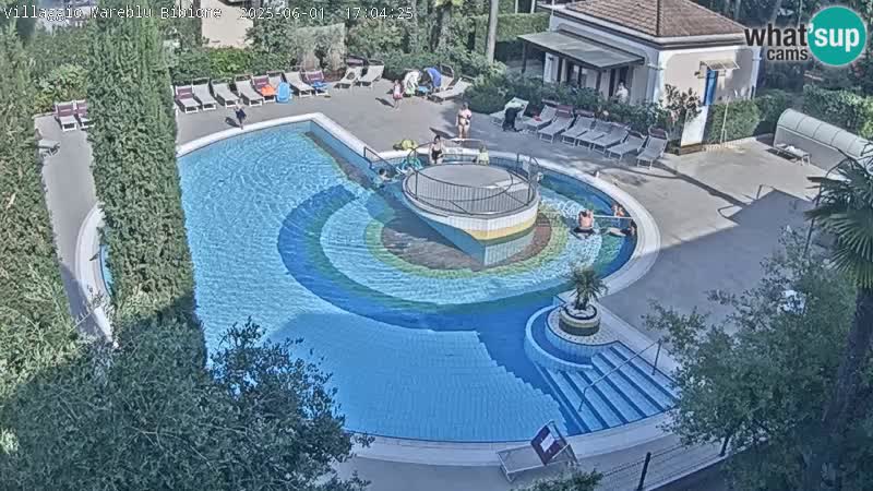 Villaggio Mare Blu pool LIVE webcam Bibione Pineda – Italy