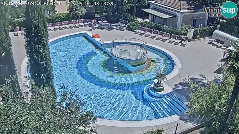 Villaggio Mare Blu Pool LIVE-Webcam Bibione Pineda – Italien