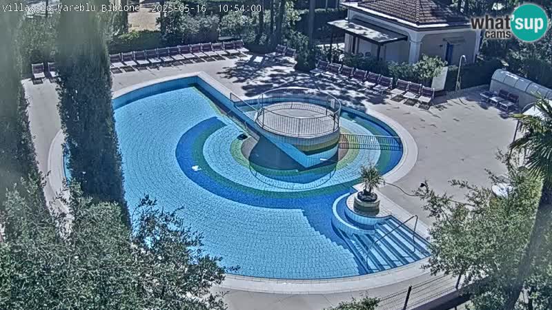 Villaggio Mare Blu pool LIVE webcam Bibione Pineda – Italy
