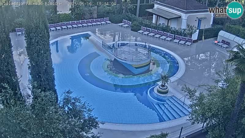 Piscina Villaggio Mare Blu webcam LIVE Bibione Pineda – Italia