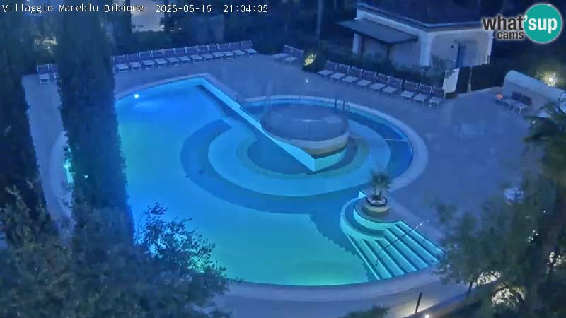 Piscina Villaggio Mare Blu EN VIVO webcam Bibione Pineda – Italia