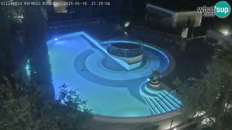 Piscina Villaggio Mare Blu webcam LIVE Bibione Pineda – Italia