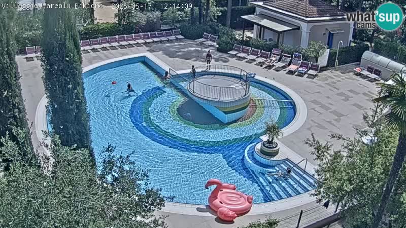 Villaggio Mare Blu pool LIVE webcam Bibione Pineda – Italy