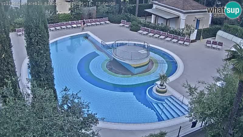 Piscina Villaggio Mare Blu EN VIVO webcam Bibione Pineda – Italia