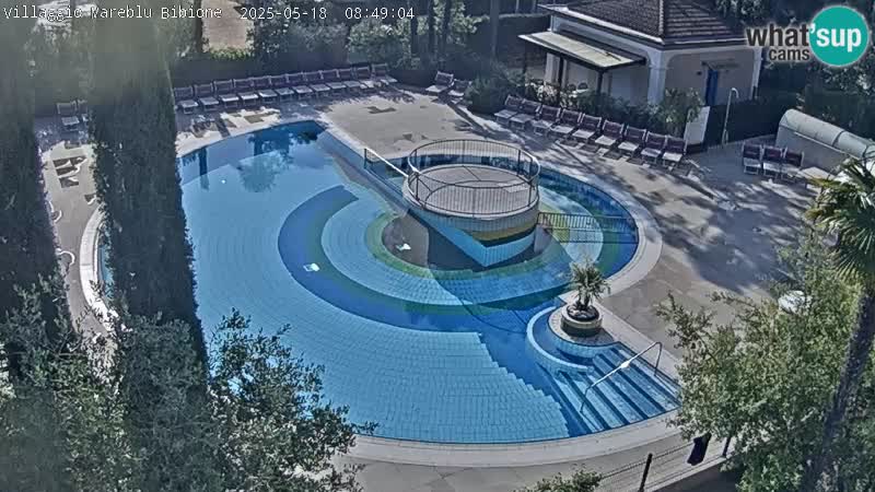 Piscina Villaggio Mare Blu EN VIVO webcam Bibione Pineda – Italia