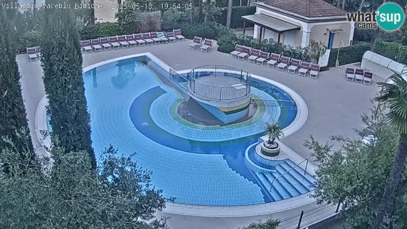 Villaggio Mare Blu Pool LIVE-Webcam Bibione Pineda – Italien