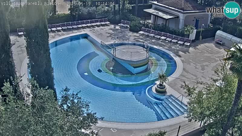 Villaggio Mare Blu pool LIVE webcam Bibione Pineda – Italy