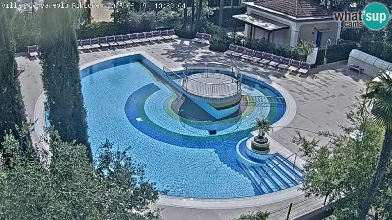 Piscina Villaggio Mare Blu EN VIVO webcam Bibione Pineda – Italia