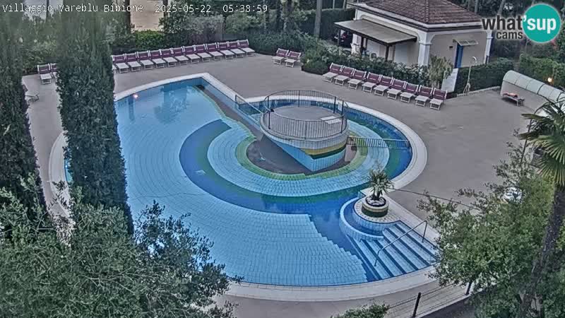 Villaggio Mare Blu pool LIVE webcam Bibione Pineda – Italy