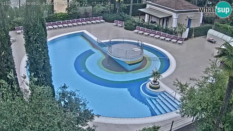 Piscina Villaggio Mare Blu webcam LIVE Bibione Pineda – Italia