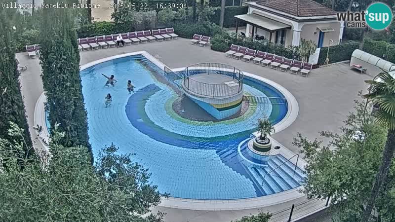 Villaggio Mare Blu Pool LIVE-Webcam Bibione Pineda – Italien