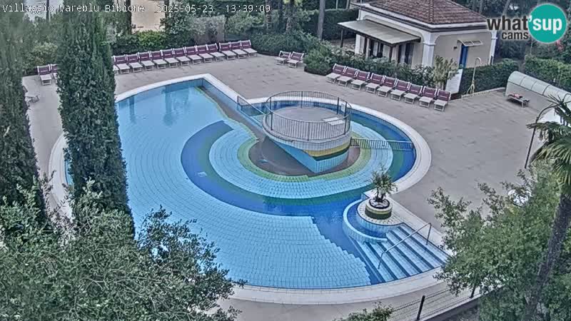Piscina Villaggio Mare Blu EN VIVO webcam Bibione Pineda – Italia