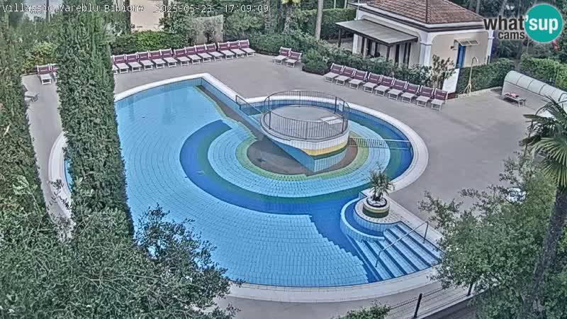 Villaggio Mare Blu Pool LIVE-Webcam Bibione Pineda – Italien