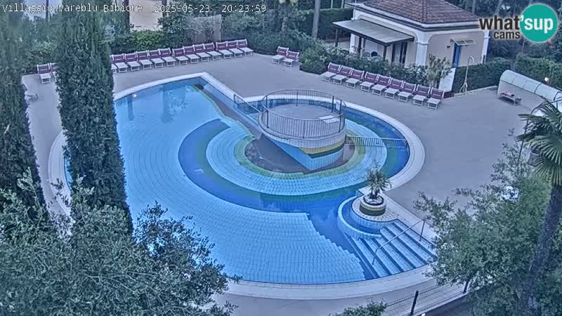 Villaggio Mare Blu pool LIVE webcam Bibione Pineda – Italy
